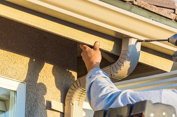 regular cleaning and inspections are recommended for maintaining the gutter installation